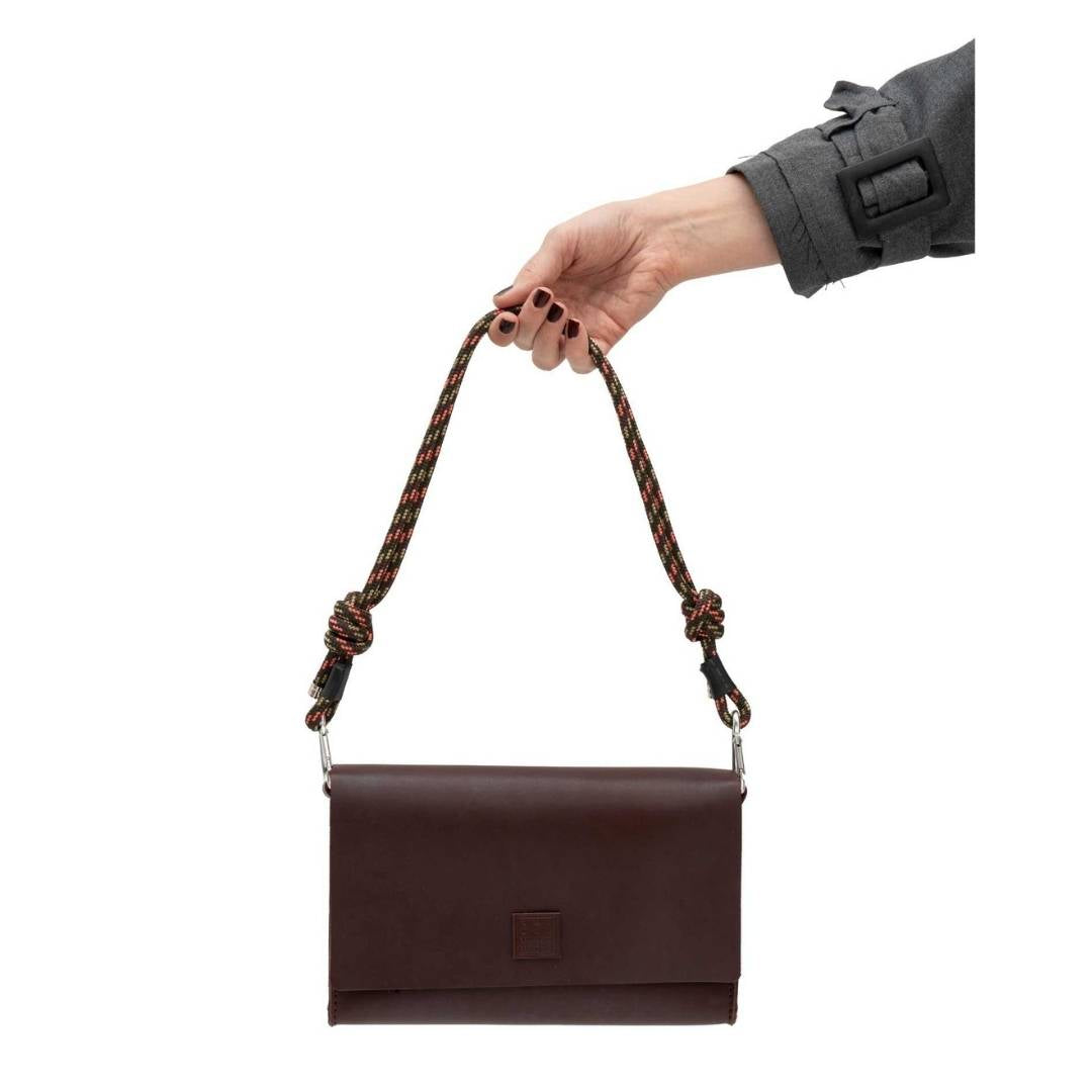 Mürdüm Deri Candy Çanta