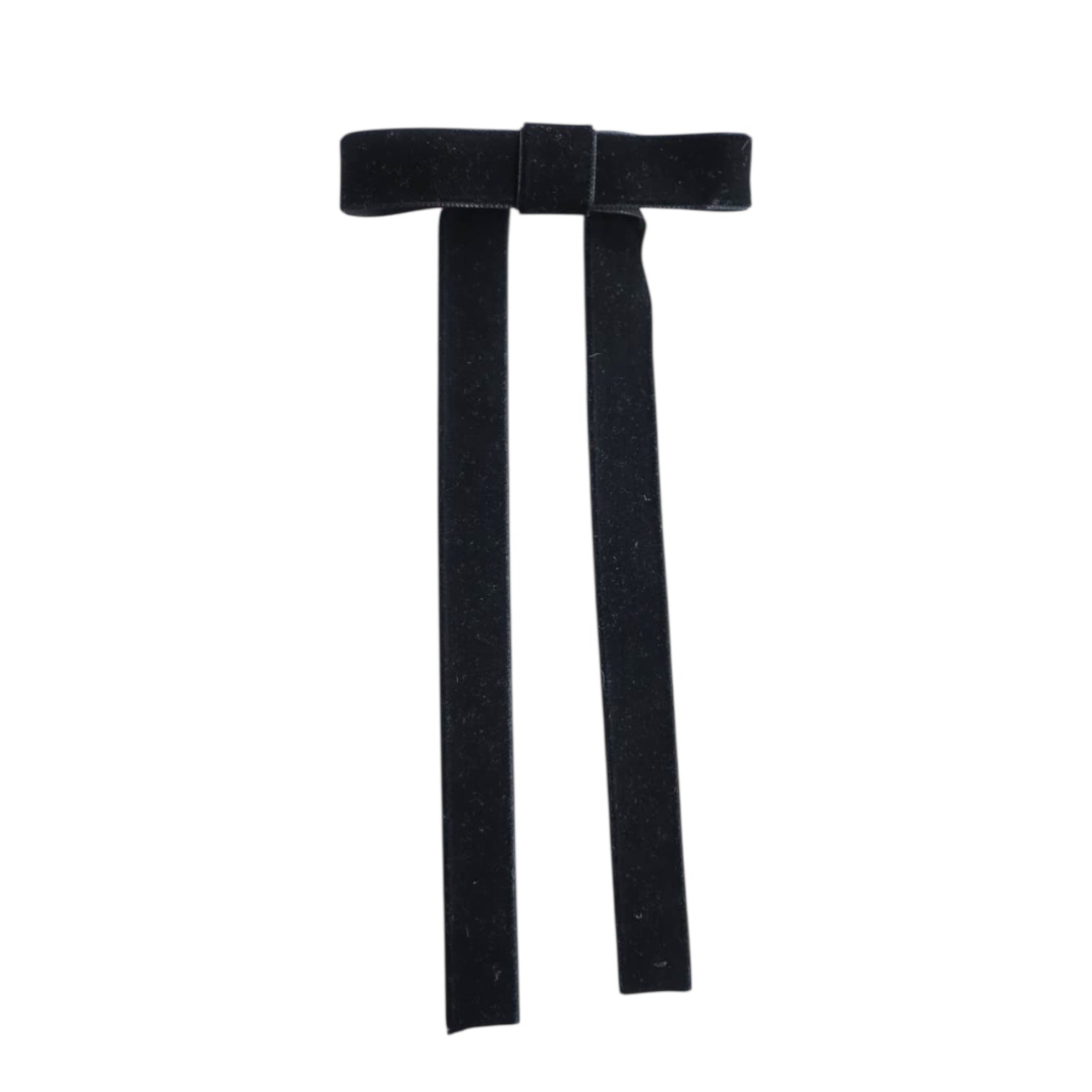 Siyah Kadife Fiyonk Toka