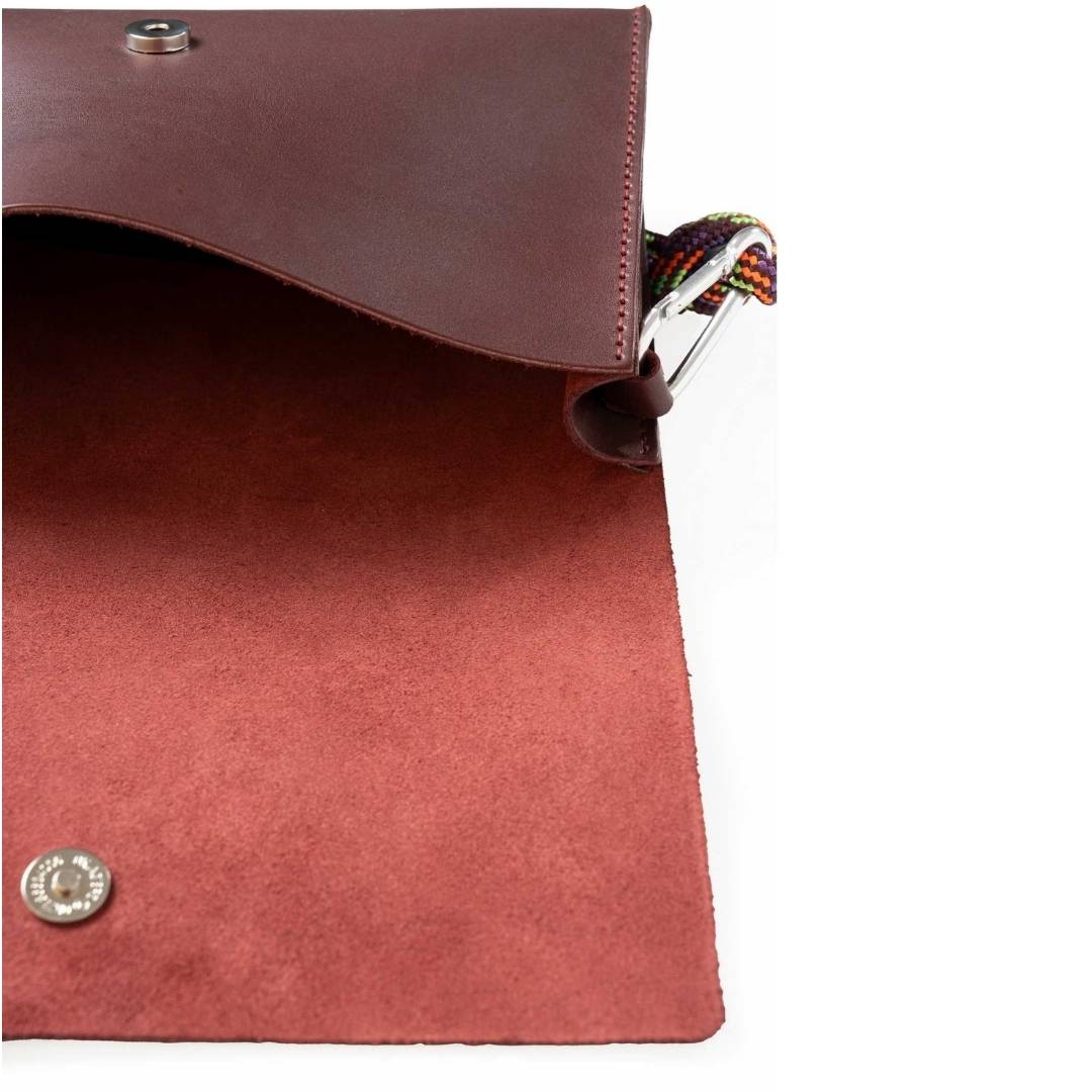 Mürdüm Deri Candy Çanta