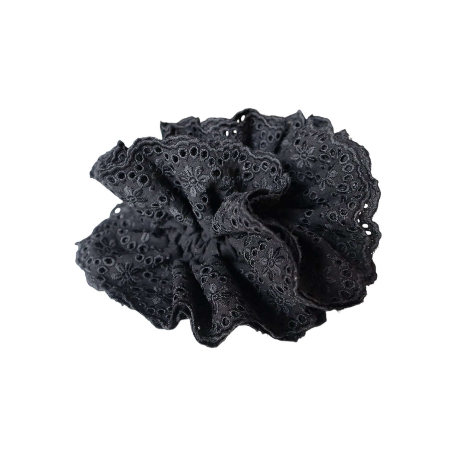 Siyah Fisto Scrunchie Toka