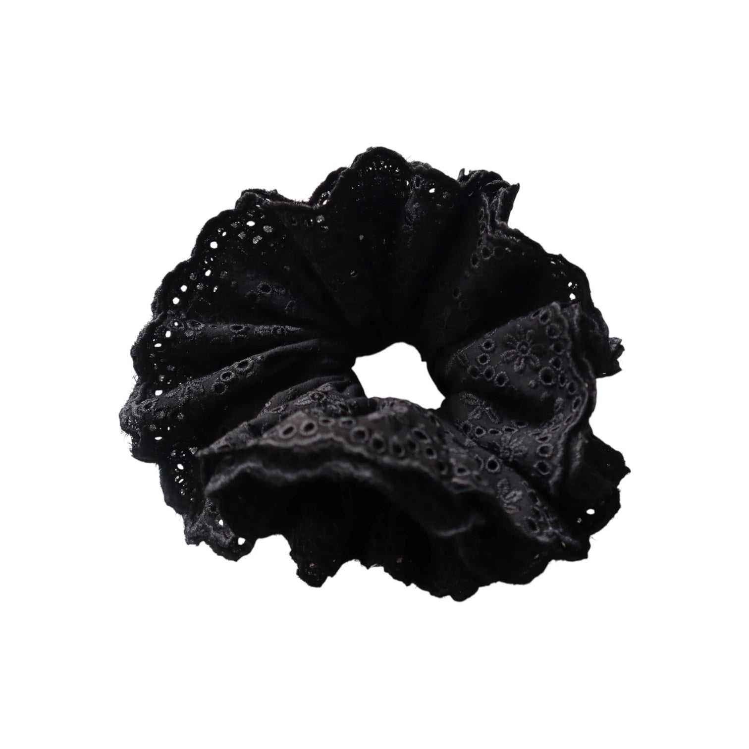 Siyah Fisto Scrunchie Toka