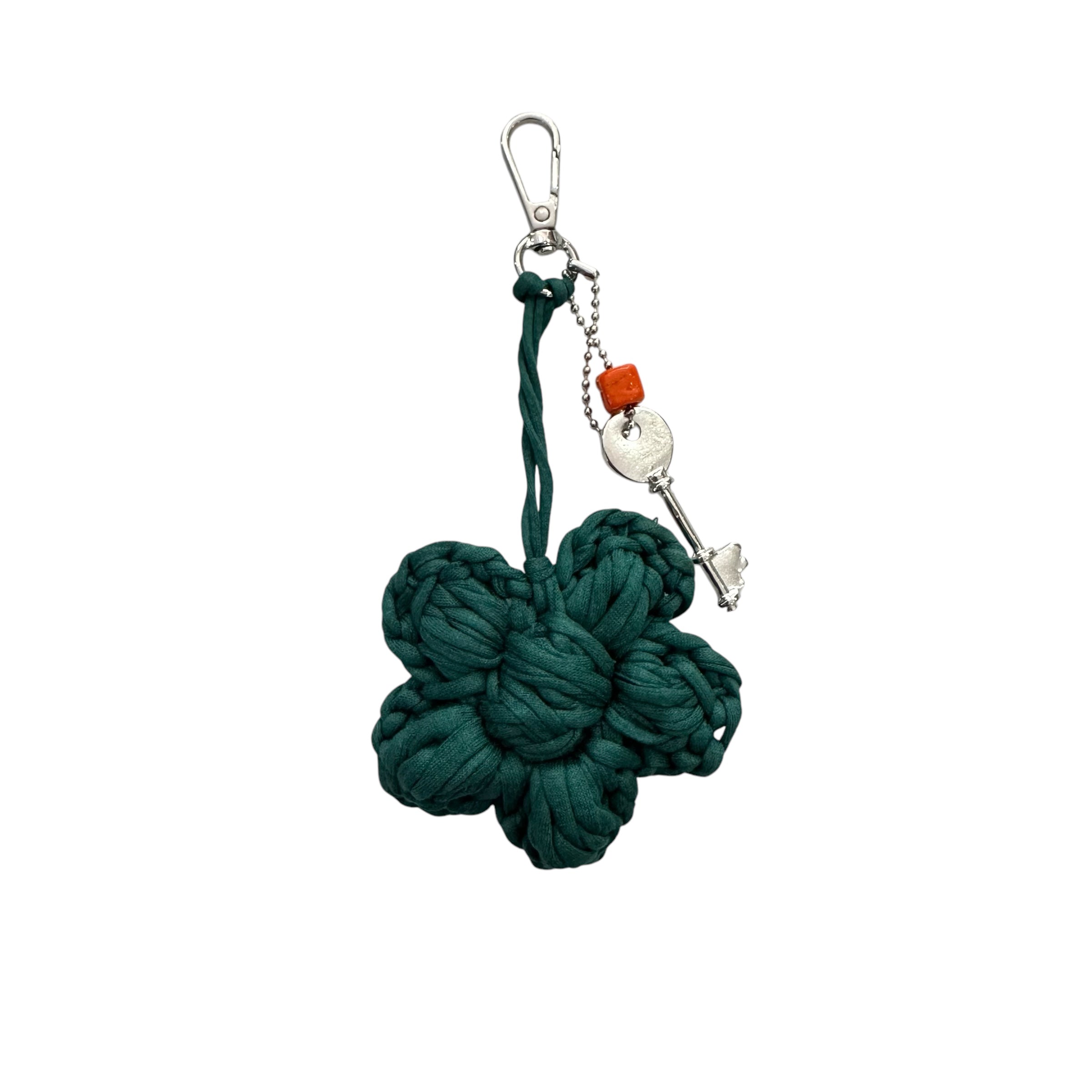 Yeşil Çiçek Anahtarlık