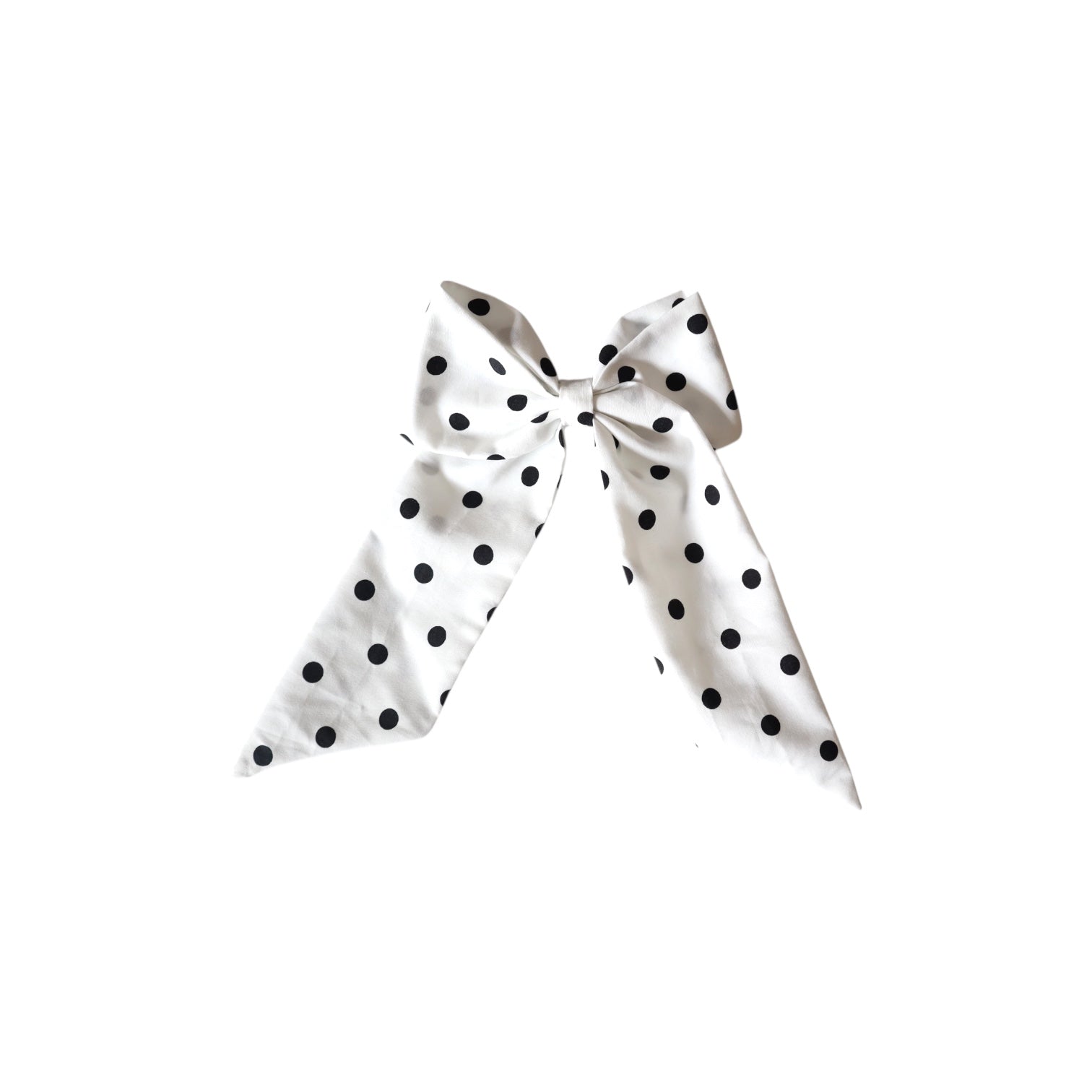 Beyaz Siyah Puantiye Fiyonk Toka