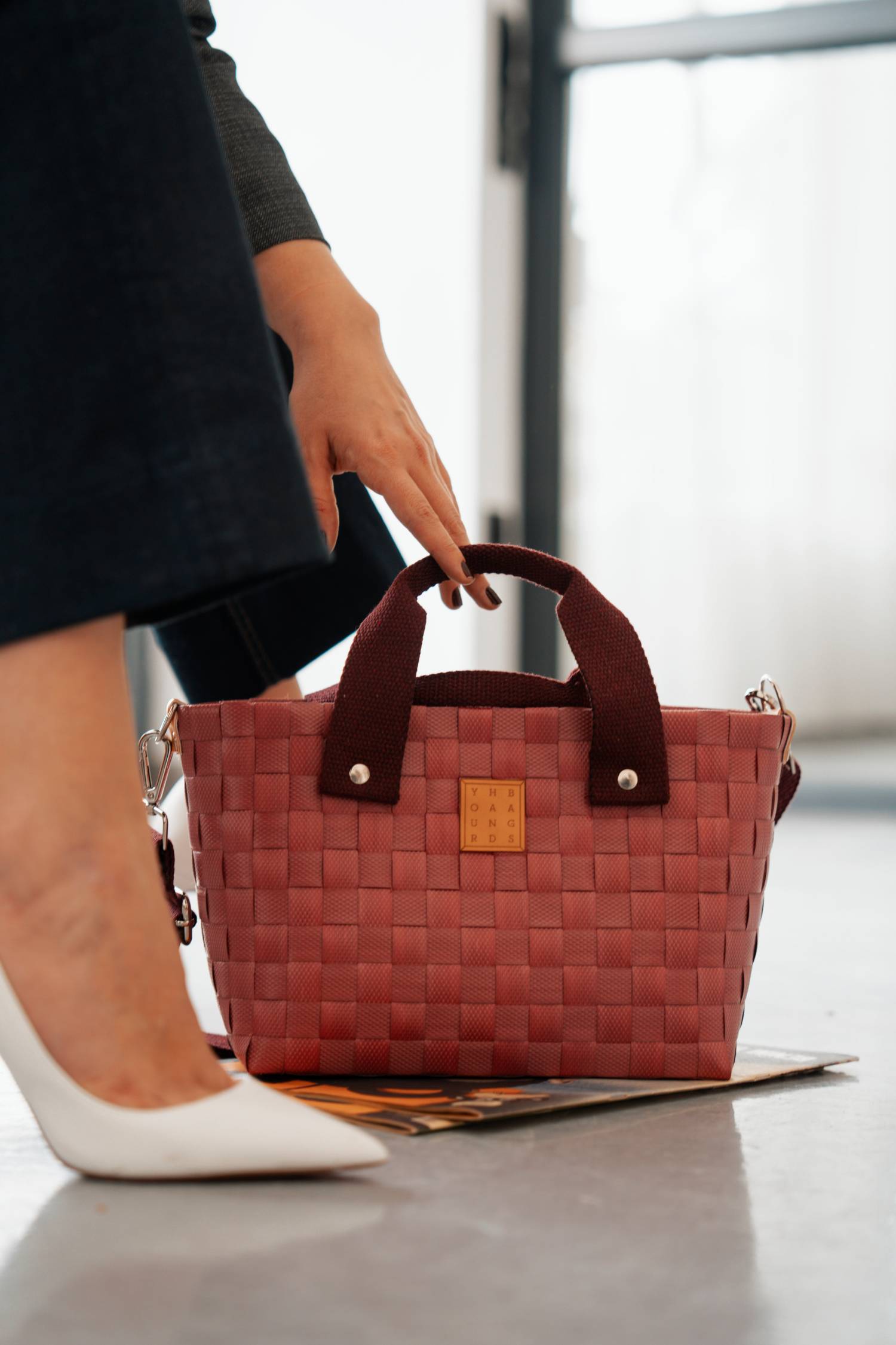 Mürdüm Eriği Sepet Çanta