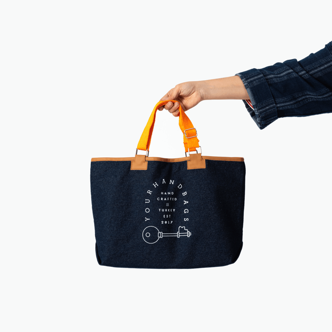 Denim Tote Çanta