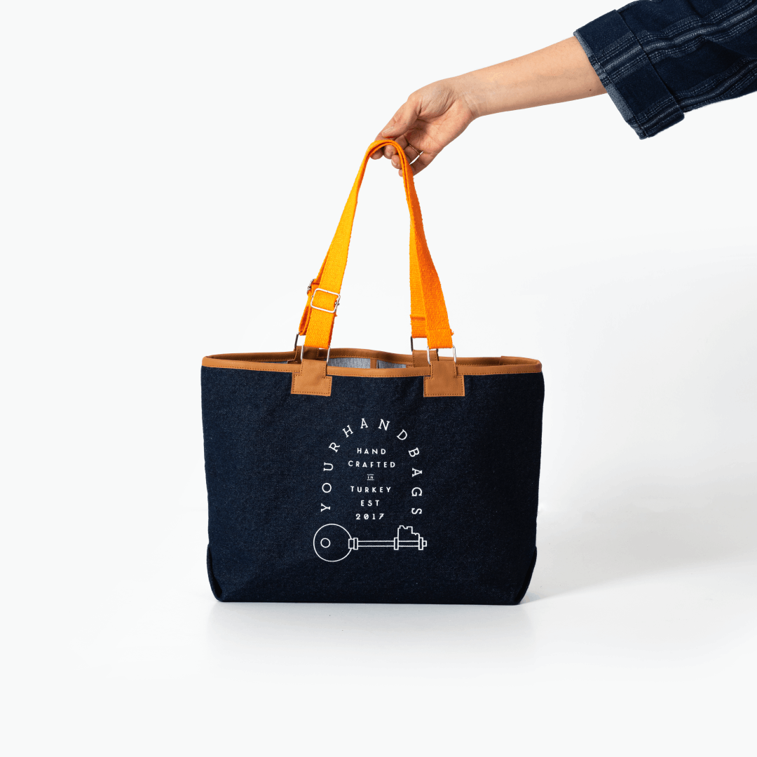 Denim Tote Çanta