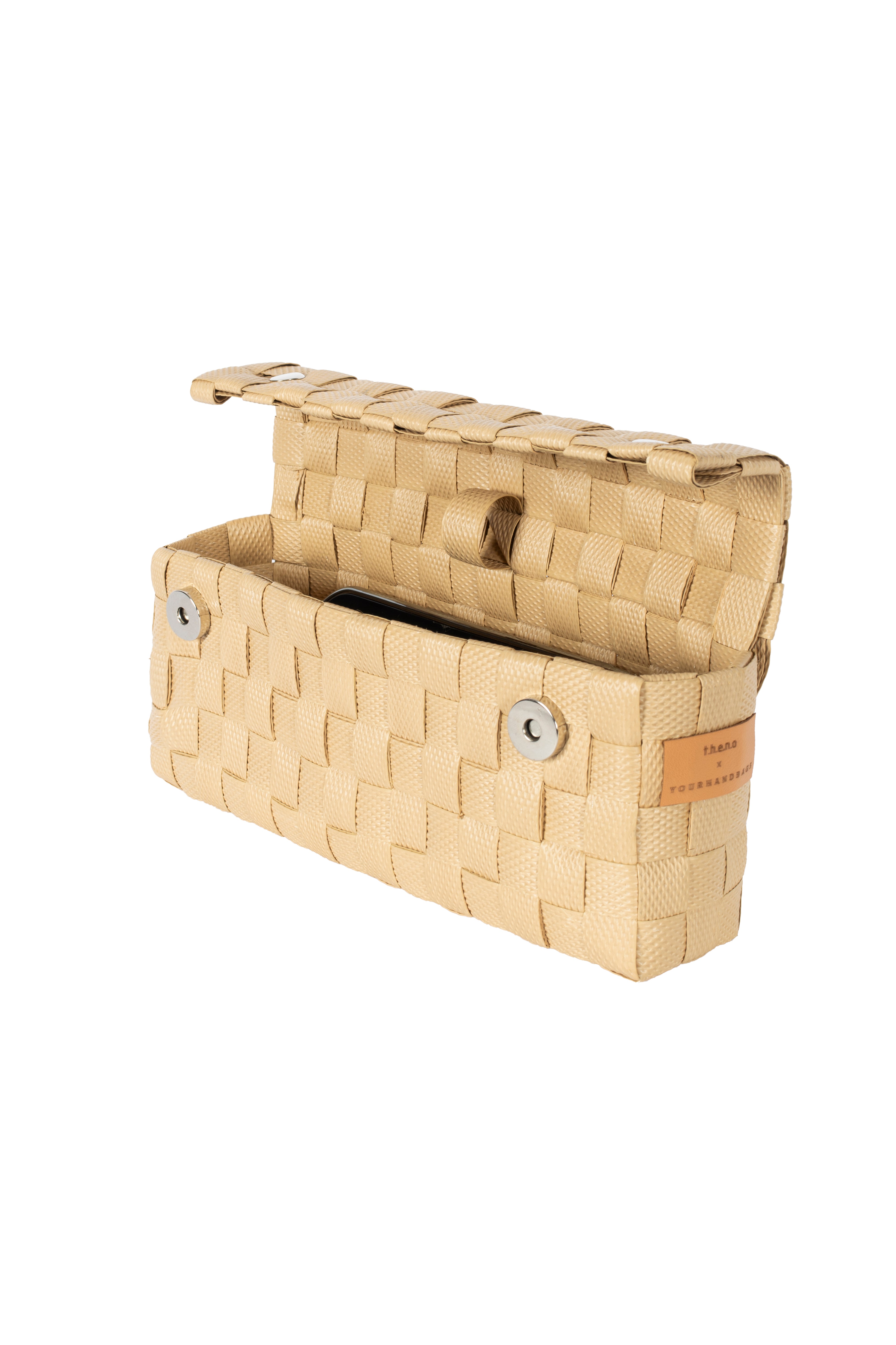 YHB × Theno Camel Uzun Kutu Çanta