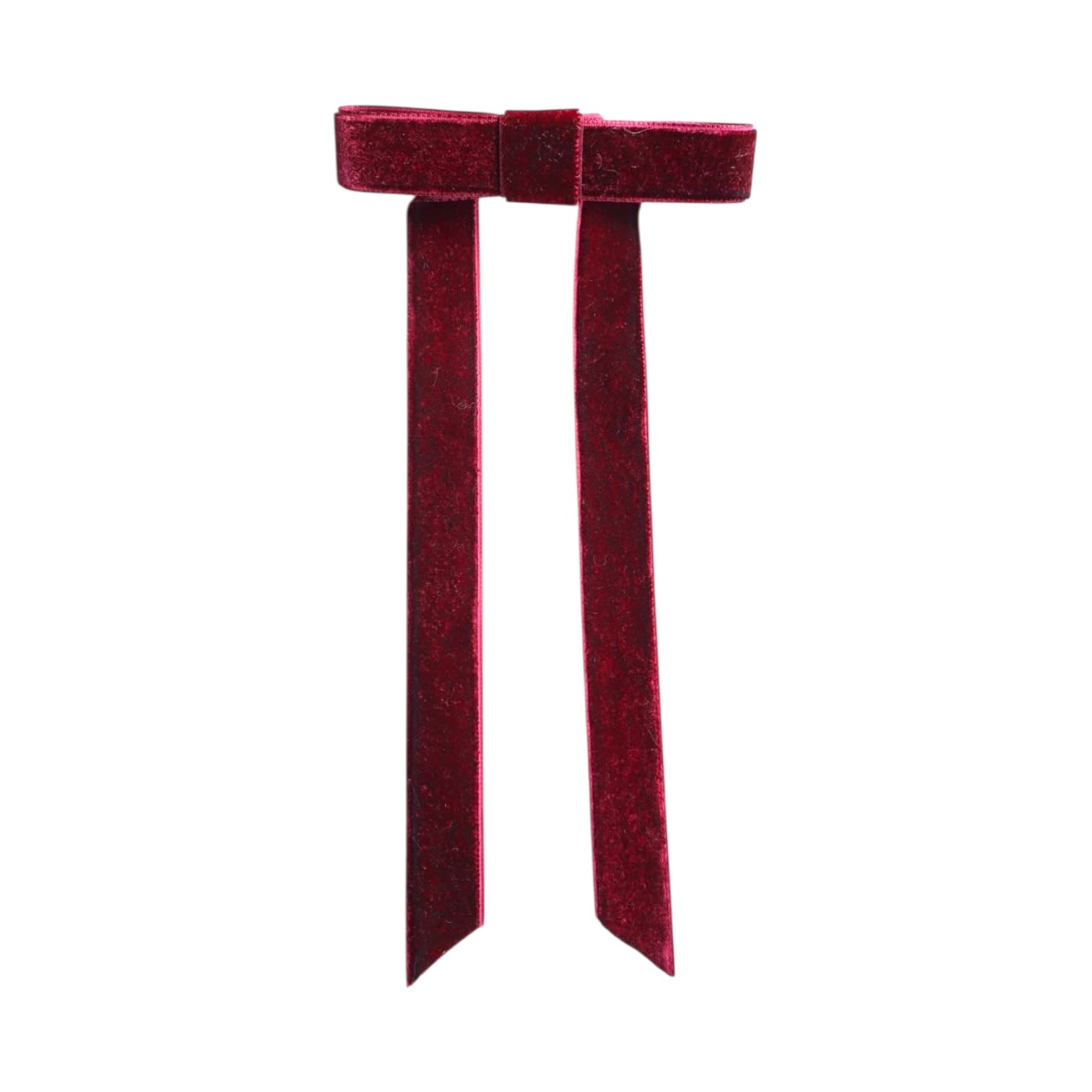 Bordo Kadife Fiyonk Toka