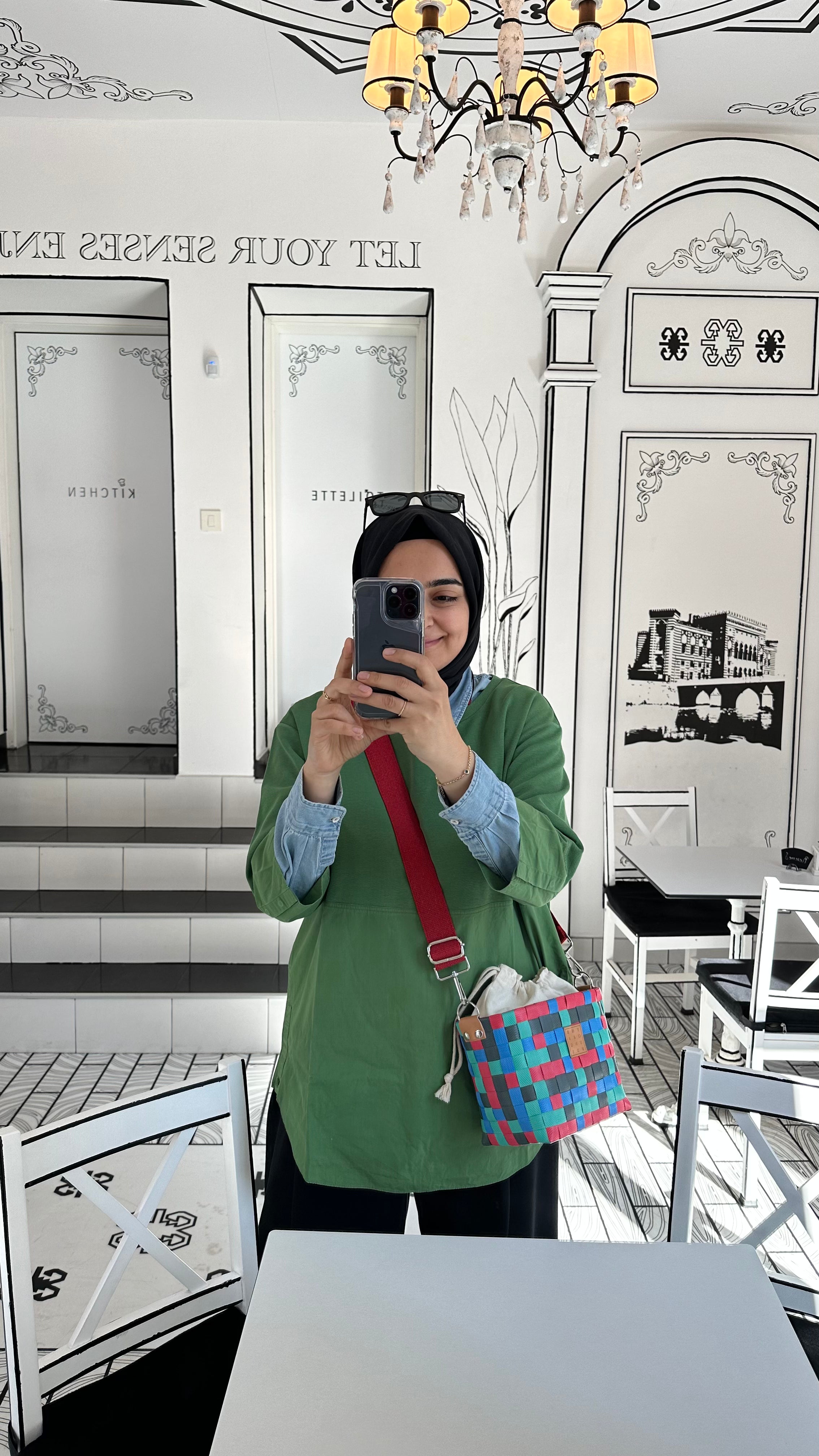 Oriental Mini Sepet Çanta