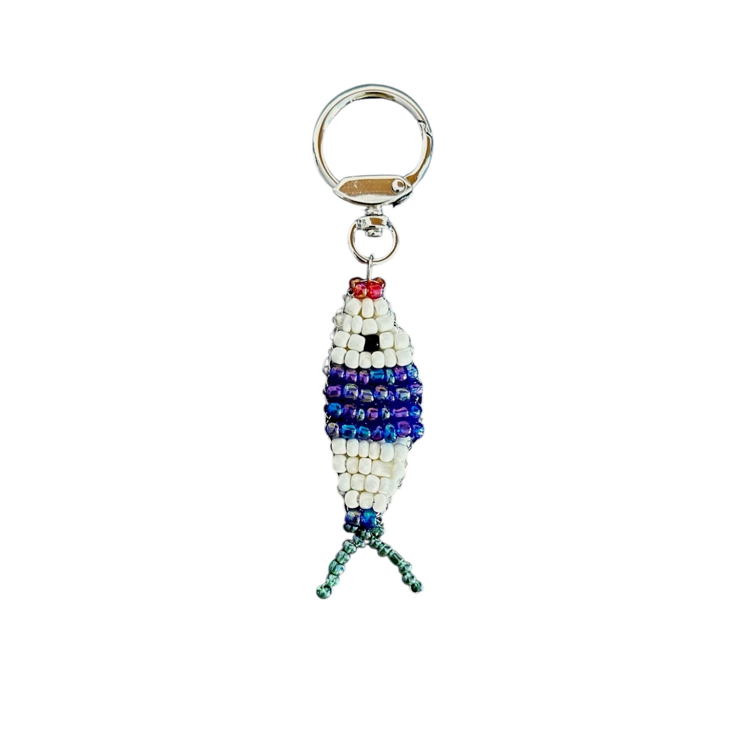 Boncuklu Mavi Balık Charm