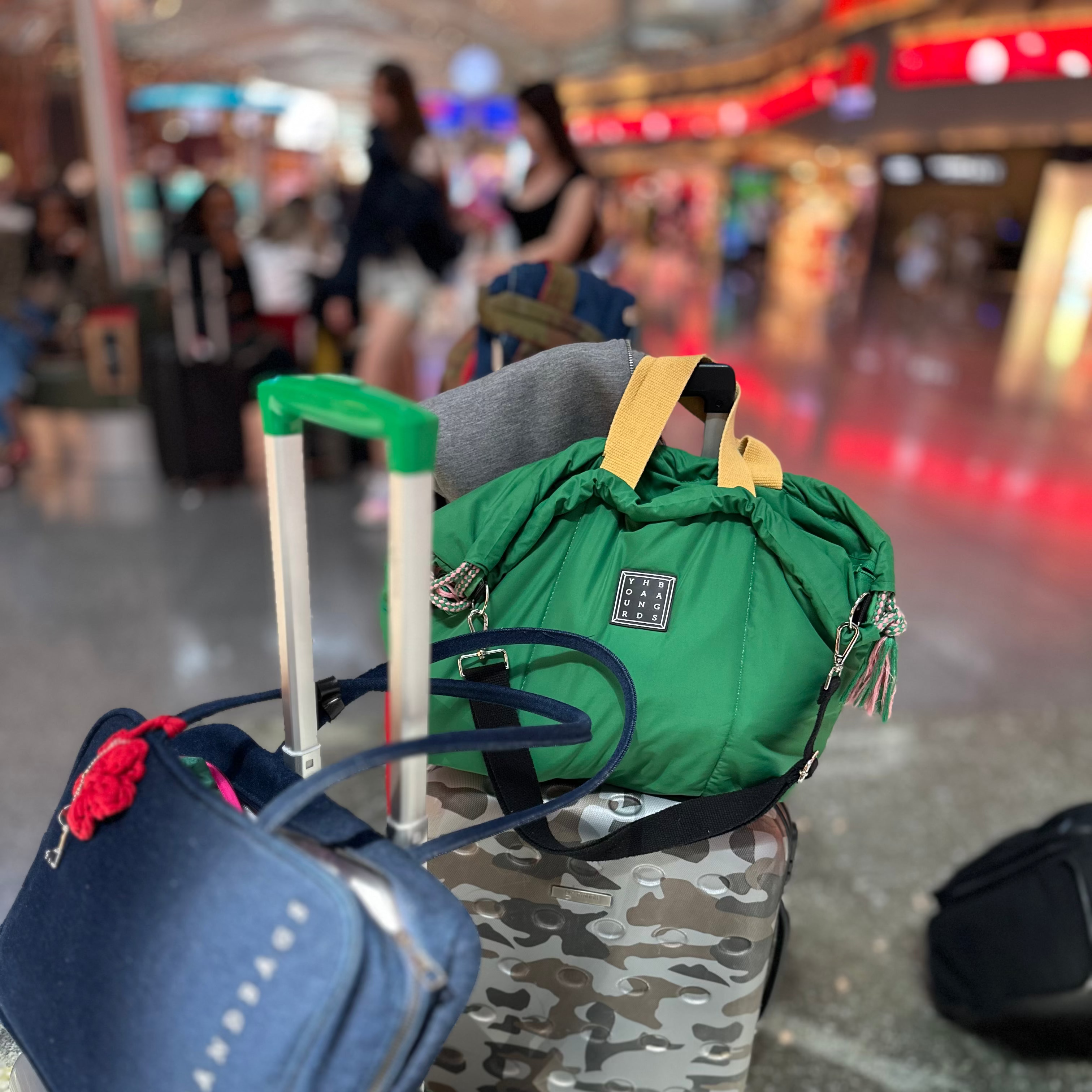 Yeşil Candy Tote Çanta