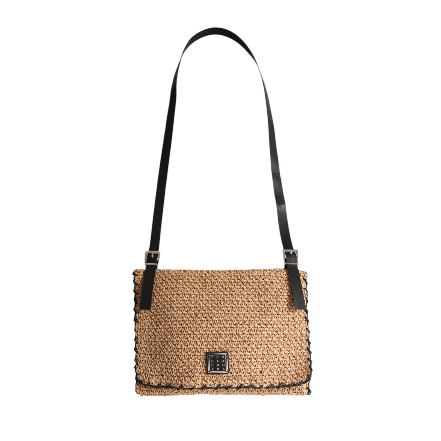 CAMEL ÖRME KAPAKLI ÇANTA