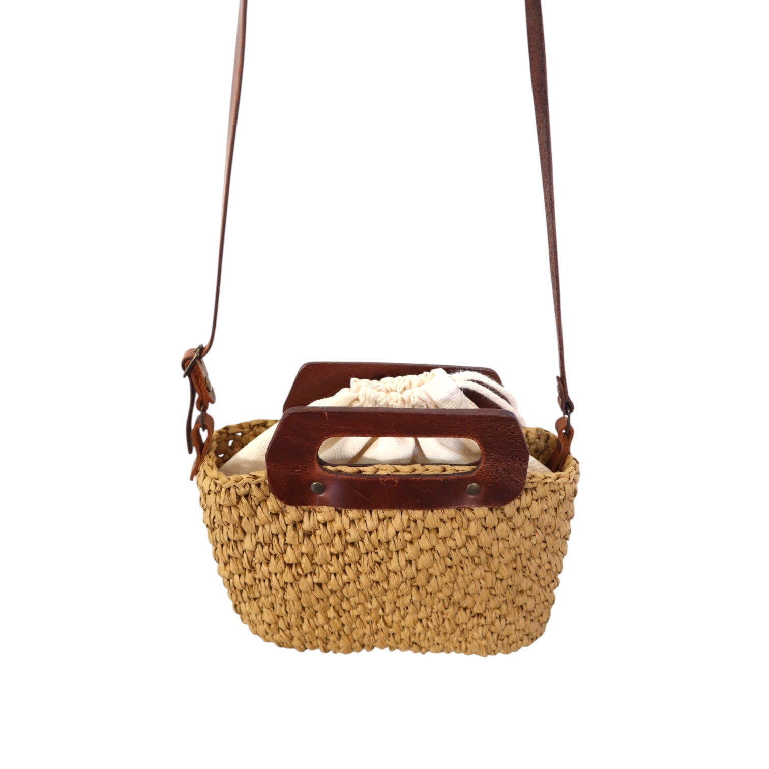 CAMEL ÖRME KESELİ ÇANTA